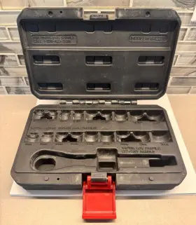 642239 Powerbuilt 19 Piece 3/8 Inch Dr. Sae And Mm Socket Set Replacement Case Only