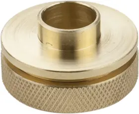 71166 Powertec Router Guide Bushing Solid Brass 5/8 Inch Short Shank Precision