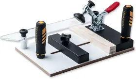 71765 Powertec Rail Coping Sled For Router Tables Pack Of 1 White/black/orange