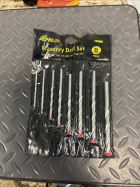 32063 Professional Masonry Drill Set 8 Piece #32063 32063 Professional Masonry Drill Set 8 Piece #32063