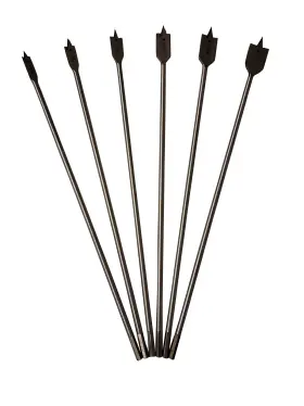 Professional Ez Travel Collection 702785567692 6-pack Wood Spade Paddle Boring Drill Bits 16inches Long