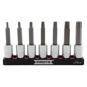J4990r7sae Proto 7 Piece 3/8 Inch Drive Advanced Hex Bit Socket Set - Sae