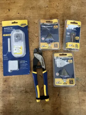 10066 Qep Xtreme Performance 1.5 38mm Diamond Milling Cone Tile Nippers Hole Saw Lot