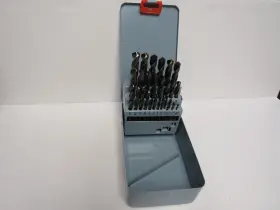45660412 Quad-cut 4x4 29pcs/set Hss Bits Black /gold Multi-bits Twist Metal Drill Bit Size 1/16 Inch -1/2