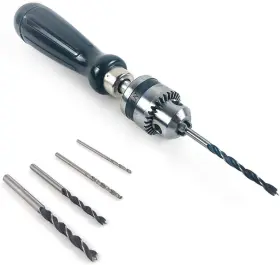 Wd2803 Qwork Pin Vise Hand Drill Bits Micro Mini Twist Set Ideal For Woodw