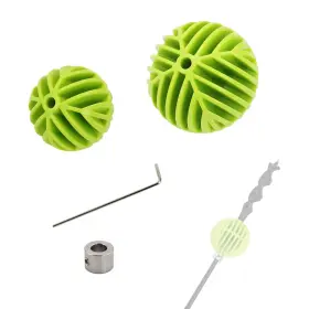 Ht-40 Qzattcaen Flex Shank Installer Drill Bit Guide Tools/cable Bumper Balls For 3/16 Inch S