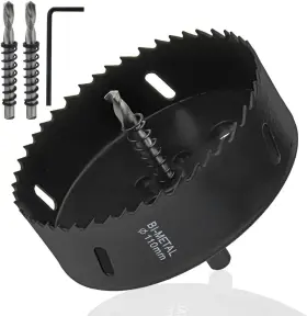 Wby1482 Rannb Hole Saw 110mm/4.3 Inch Bi -metal Drilling Cutter For Wood Plastic And Fiberbo