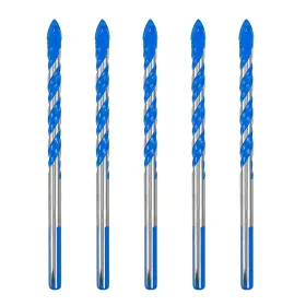 Wby2287 Rannb 5pcs Masonry Drill Bit 15/64 Inch Drilling Dia Carbide For Glass Tile And