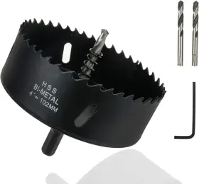 Wby2684 Rannb Hole Saw 4-inch Dia Cutting Drill Bit For Drilling Holes In Wood Plastic