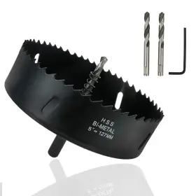 Wby2686 Rannb Hole Saw 5-inch Dia Cutter Drill Bit For Drilling Holes In Wood Plastic