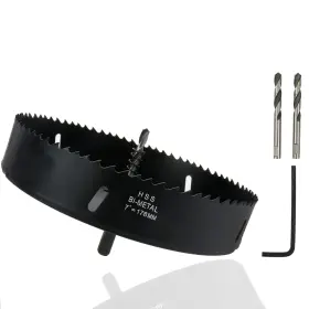 Wby2689 Rannb Hole Saw 7inch Dia Cutter Drill Bit For Drilling Holes In Wood Plastic Dryw