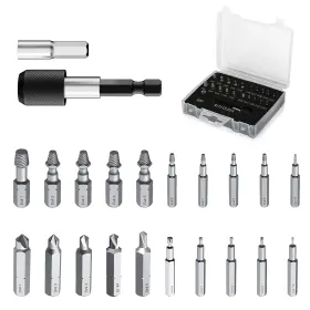 Raynesys 723314085890 Damaged Screw Extractor Set 22 Pcs Easy Out Stripped Kit Al