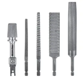 Rct-5pc-fk Reciprotools 5 Pc Wood And Metal Filing Kit For Recipro