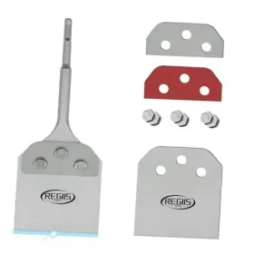 410-f02 Regiis Tech Sds Plus Floor Scraper 4 Inch X 10 Wide Tile Flooring Adhesives Remover