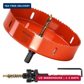 Rekckrul Rkr-sjs-165 165mm 6-1/2 Inch Hss M42 With 8% Cobalt Bi-metal Hole Saw - For Wood Metal