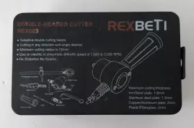 43398-52264 Rexbeti Rx003 Double Headed Sheet Metal Cutter Drill Attachment Gold Read