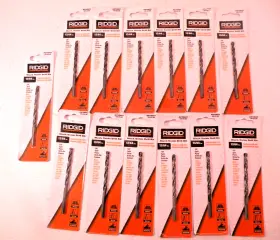 Ac10047 Ridgid 648846072159 13 X 13/64 Inch Black Oxide Drill Bits Metal Wood And Plastic