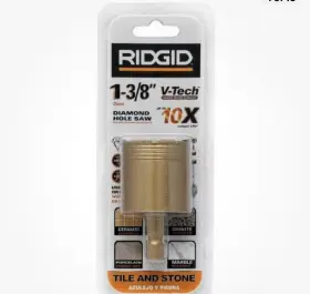 Hd-vbhs138 Ridgid 1-3/8 Inch 35mm Diamond Hole Saw For Tile And Stone