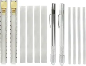 Sdd23720shh Rierdge Soapstone Holder 2 Pcs Round Marker And Flat Pen With 1
