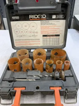 E2121025 Rigid Ridgid 7040 Hole Saw Cutting Tips