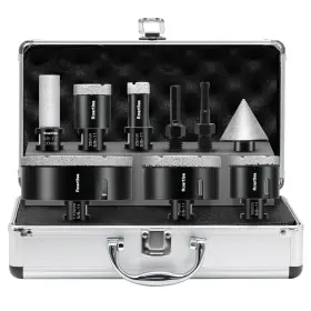 Cdbs1011 Roartisa 9pcs Diamond Core Drill Bits Set 5/8 Inch -11 Thread Porcelain Ceramic Tile Marble