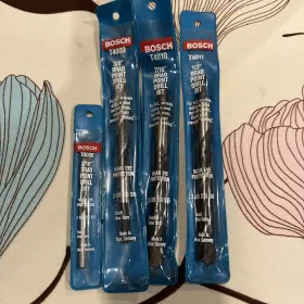 B14603 Robert Bosch Tool Corp High Speed Steel Brad Point Drill Bits Lot Of 4 T4006 09 10 11