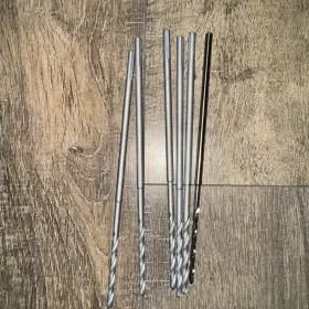11170000 Rock River Cutter Round Shank Carbide Hammer Bit Lot Of 6 Pieces