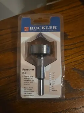 55985 Rockler Forstner Bit 1 7/8 Inch New