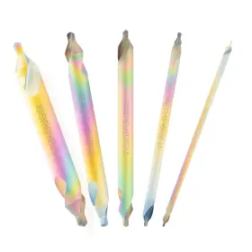 Romentheo 445010891812 5-piece Center Drill Bit Set 60-degree Angle Sizes 1.0-5.0 For Metalworking
