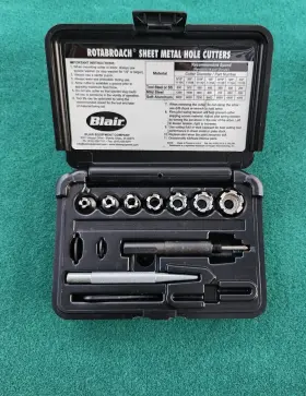 11090 Rotabroach Blair Spot Weld Cutter Kit Hole Saw Missing Pieces
