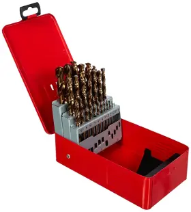 215215 Ruko 007140035592 Hsse-co 5 Twist Drill Set Din 338 25 Pieces