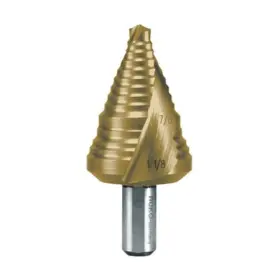 101709t Ruko Size No. 9 7/8-1 1/8 Inch Step Drill Hss Tin