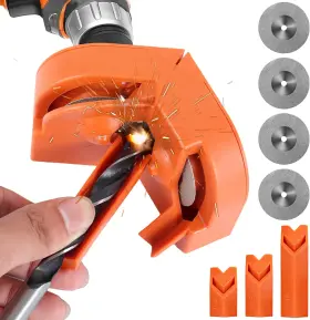 Rvefot 445030295263 Multipurpose Drill Bit Sharpener Grinding Tool For Hss Masonry Carbide Bits