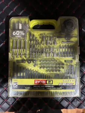 Ryobi 033287144150 90 Pc Drill And Driver Set With Case
