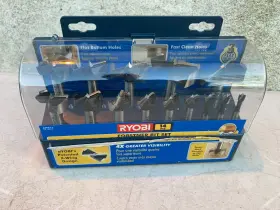 Ryobi 033287147557 14 Piece Forstner Drill Bit X Wing Wood Boring New In Case 1/4-2 1/8 Inch