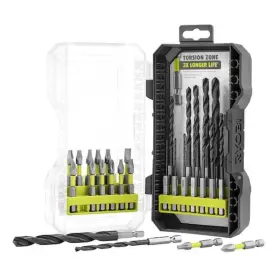 Ryobi 033287235995 Black Oxide Impact Drill And Drive Bit Set 28-piece
