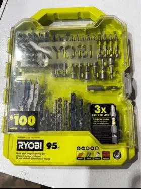 Ryobi 445018120198 Drill And Impact Drive Set