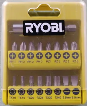 5132002550 Ryobi Rak17sd 17-piece Bit Set