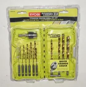 Ryobi 705353823237 Titanium Coated Drill Bit Set