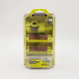 A90as37 Ryobi Rotary Tool 37-piece All-purpose Kit For Wood Metal And Plastic