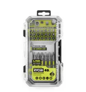 A964001 Ryobi Impact Rated Driving Set 40-piece T
