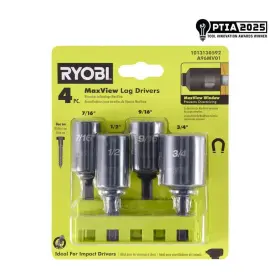 A96mv01 Ryobi Maxview Lag Driver Set 4-piece