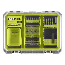 A98101sb Ryobi 101-piece Drill And Drive Set With Mag Tray Slotbox Organizer
