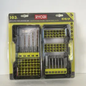 A981033qp Ryobi 103 Piece Drilling And Driving Kit