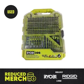 A982004 Ryobi 200 Piece Drill And Impact Drive Set