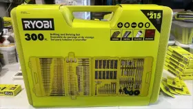 A983002 Ryobi Multi-material Drill And Drive Set 300 Pc. Case Lock Is Broken