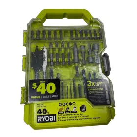 A98401 Ryobi Drill And Impact Drive Kit Driver Bits -