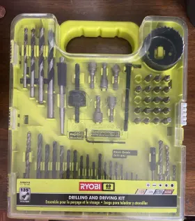 A98601g Ryobi Drilling And Driving Kit 60 Piece Model