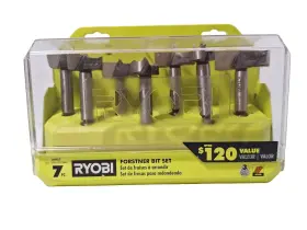 A9fs7 Ryobi Forstner Bit Set 7 Pieces With Hard Case C2