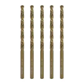 Co532 Sabre Tools 5/32 Inch Cobalt Drill Bit Set 5pcs M35 Split Point Steel Metal Cast